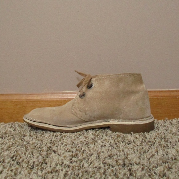 Bata Safari Chukka Boots‎ Suede Leather Men's 5 Tan Lace Up - Picture 10 of 16